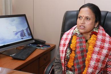 स्थापित महिला नेत्री शर्मालाई सञ्चार मन्त्रालयको नेतृत्व